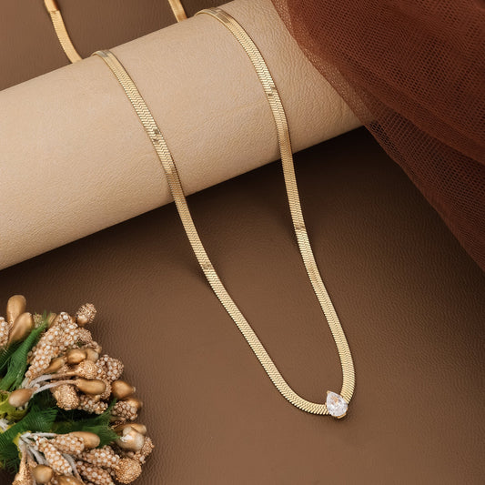 Mini Pear Snake Necklace
