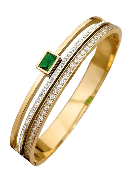Green Rhinestone Ring