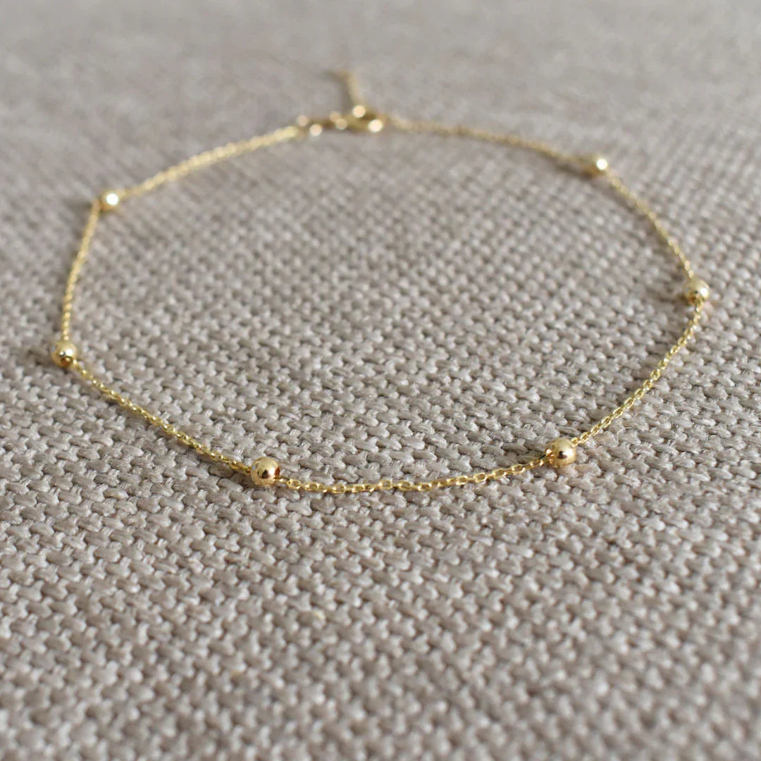 Minimilistic Balls Anklet