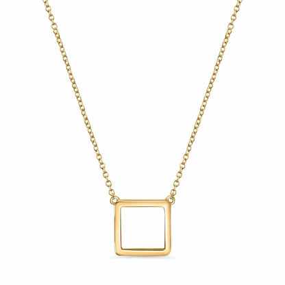 Square Hollow Necklace