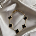 Golden Black Clover Bracelet