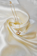 White Quartz Heart Necklace