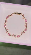 Pink Tulip Bracelet