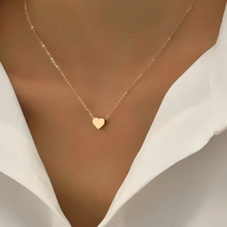 Flat Heart Necklace