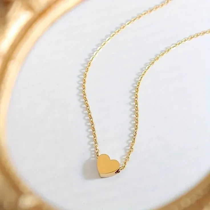 Flat Heart Necklace