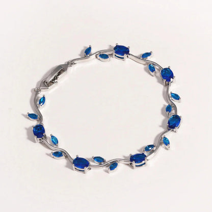 Elegant Silver Plated Tulip Bracelet for Girls/Women
